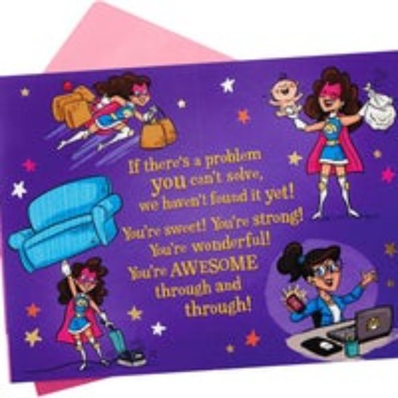 Funny Mother's Day Card for Mom (Amazing Super Hero Mom)  Hallmark - Picture 2 of 6